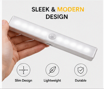USB Rechargeable LED Motion Sensor Light | Wireless Magnetic Cabinet Light